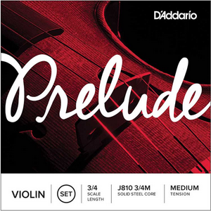 D'Addario Violin String Prelude Set 3/4 Medium